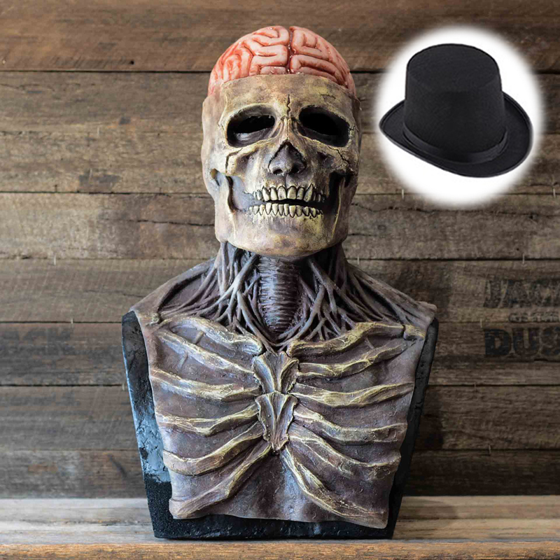 Led Purge Mask Halloween - Creepy Brains Skeleton Mask Skull Headgear