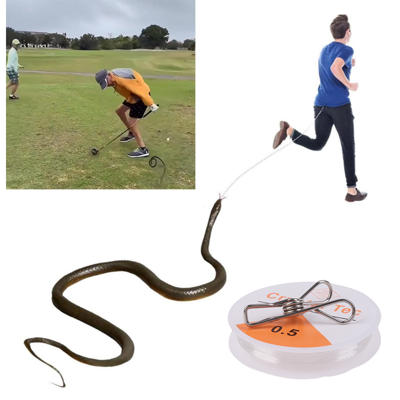 Outdoor Snake Prank with Strin - Prank Toys ulasan dan harga