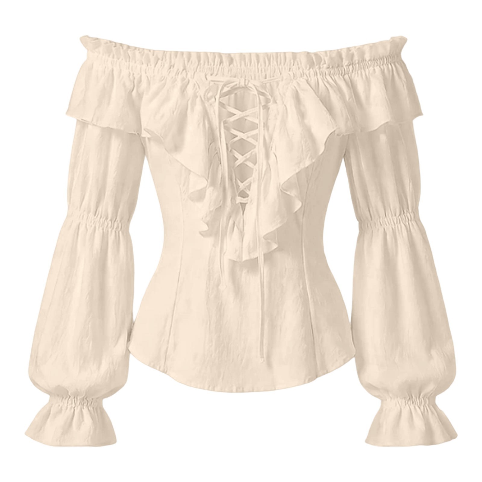 Pirate Blouse Women Medieval P - Costumes ulasan dan harga