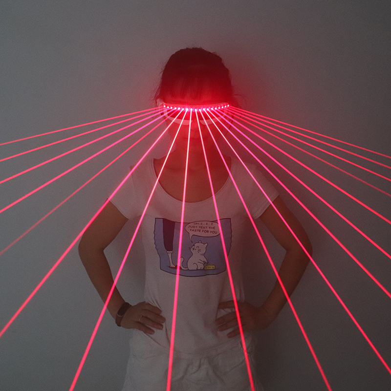 650nm Red Laser Glasses Stage  - Glow In The Dark Party Glasses ulasan dan harga
