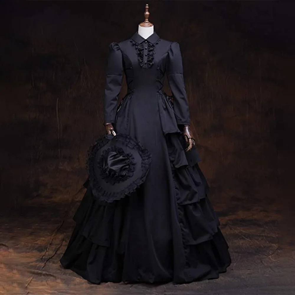 Medieval Victorian Retro Princ - Medieval Renaissance Dress Women ulasan dan harga
