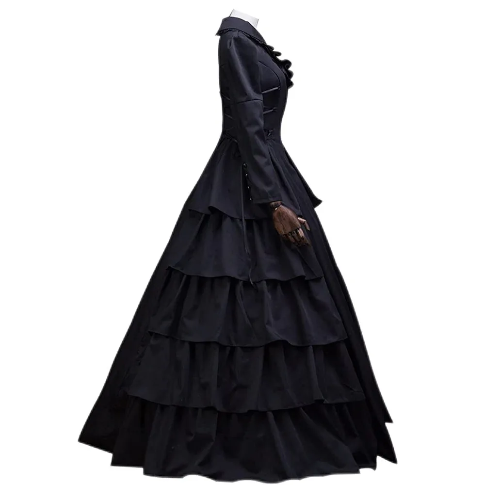 Medieval Victorian Retro Princ - Medieval Renaissance Dress Women ulasan dan harga