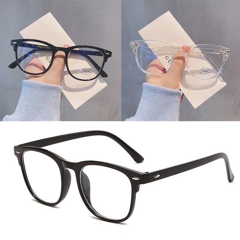 Glasses Ultralight Retro Trans - Glow In The Dark Party Glasses ulasan dan harga
