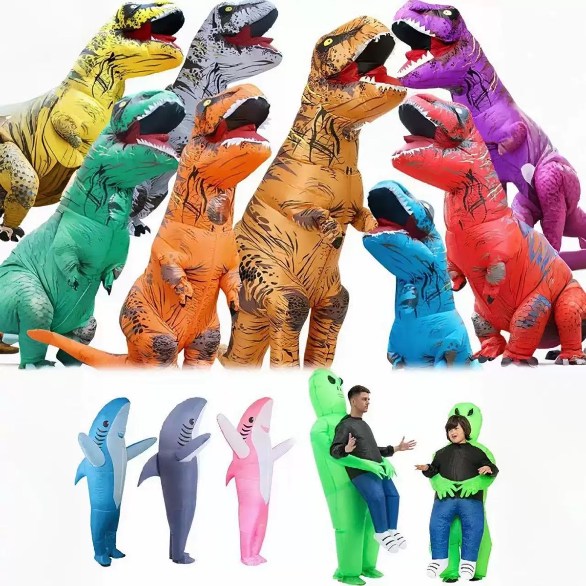 Adult Inflatable T-Rex Costume - Inflatable Dinosaur Costume Adult ulasan dan harga