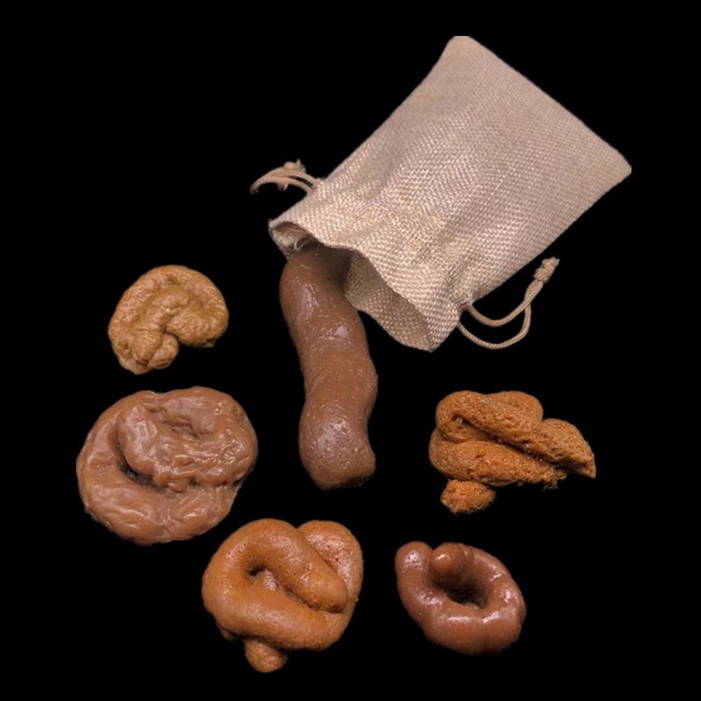 6Pcs Turd Mischief Tricky  Foo - Fake Poop Gag Gift ulasan dan harga