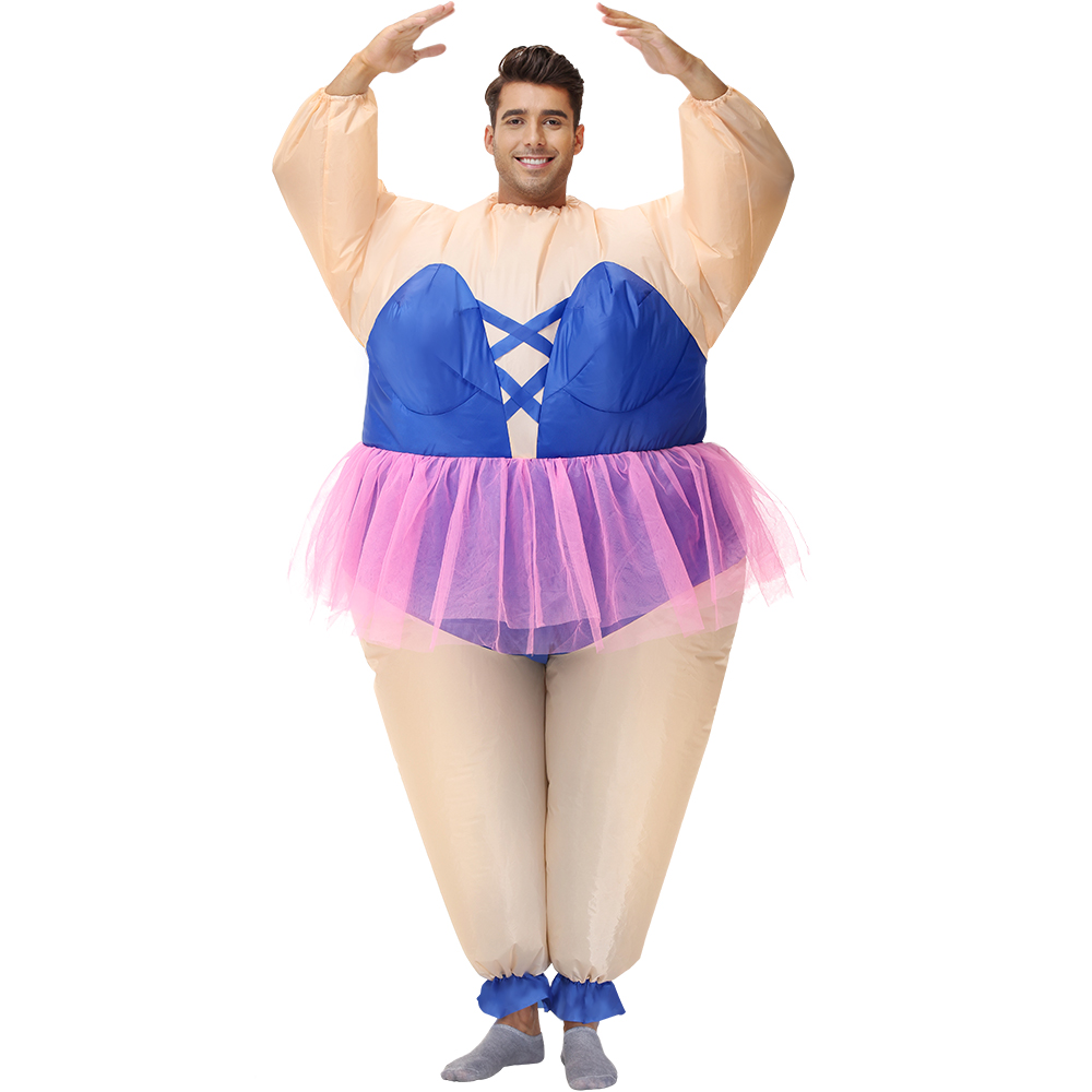 Hot Adult Blue Purple Ballet D - Inflatable Dinosaur Costume Adult ulasan dan harga