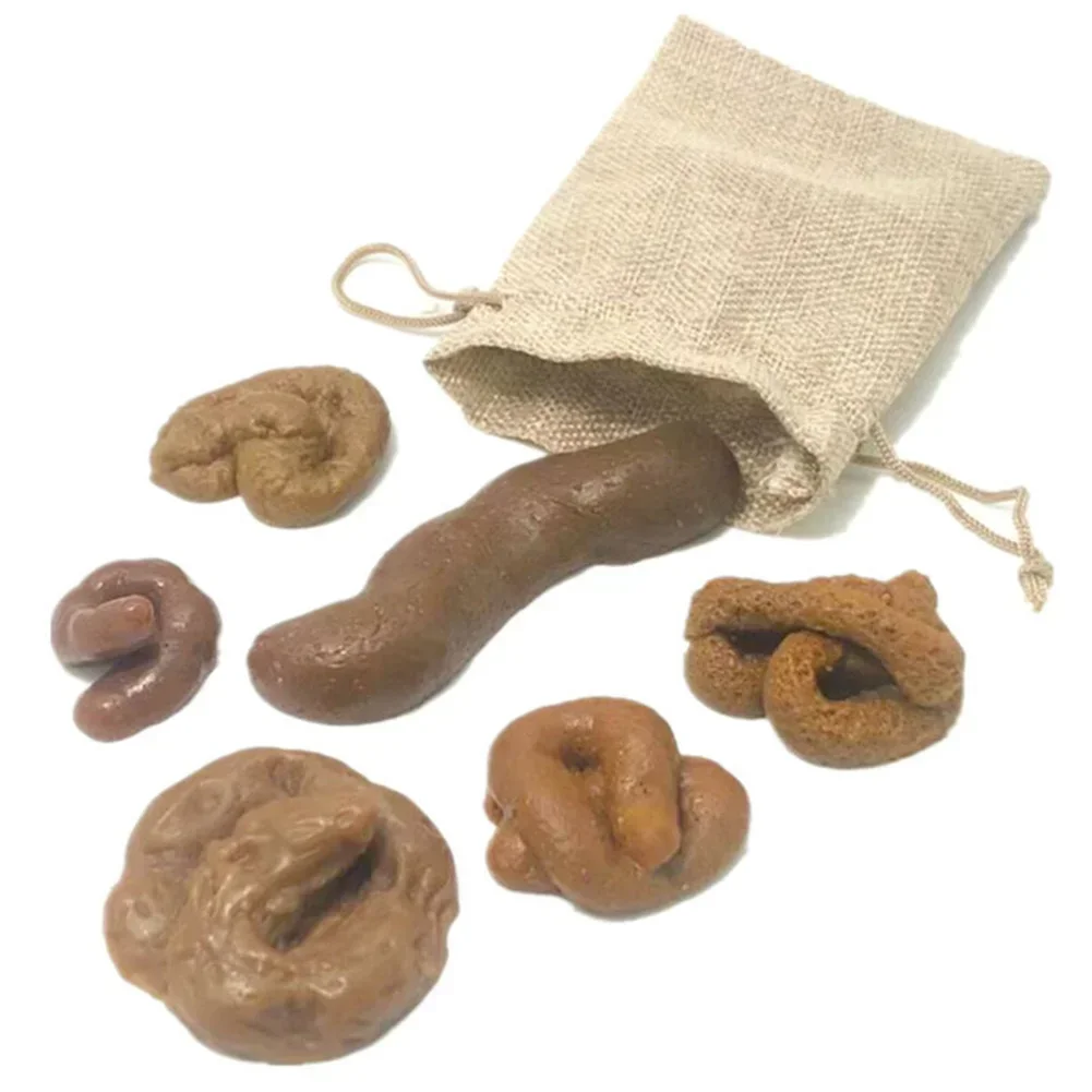 6pcs Realistic Fake Dog Poop P - Fake Poop Gag Gift ulasan dan harga