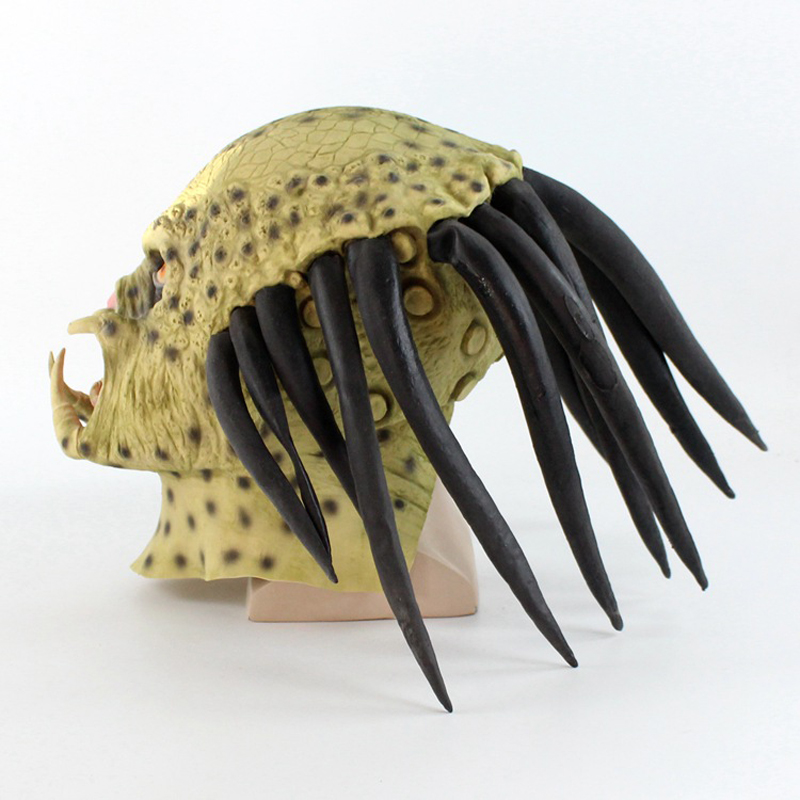 Latex Predator Head Mask Reali - Latex Alien Mask Realistic ulasan dan harga