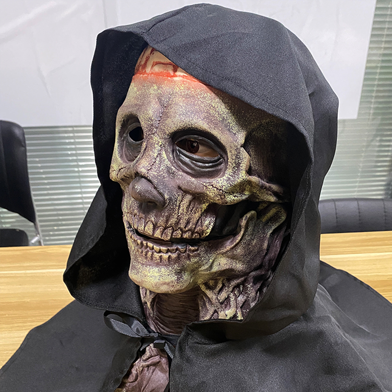 Scary Bloody Brain Full Head M - Led Purge Mask Halloween ulasan dan harga