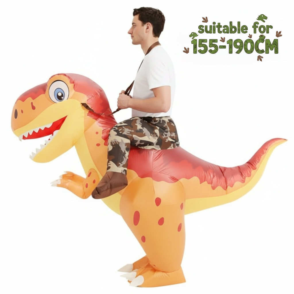 Adult Inflatable Dinosaur Ridi - Inflatable Dinosaur Costume Adult ulasan dan harga