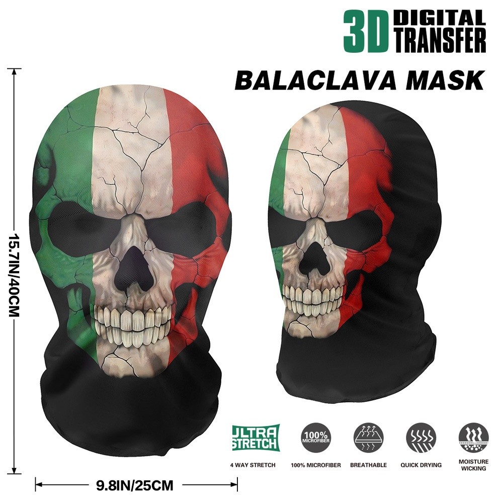 Skeleton Full Face Fashion Hea - Led Purge Mask Halloween ulasan dan harga