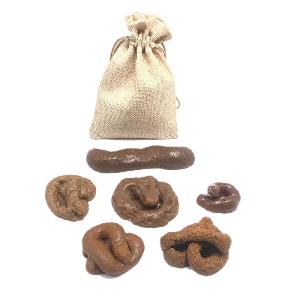 6Pcs Turd Antistress Fool's Ho - Fake Poop Gag Gift ulasan dan harga