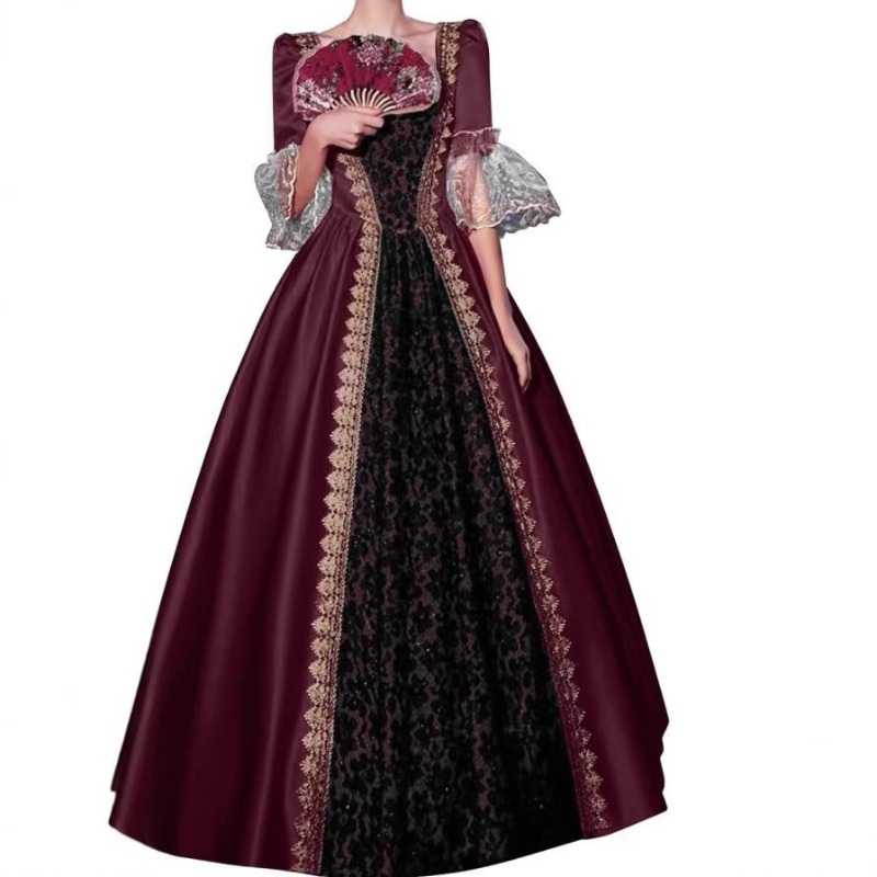 S‑5XL Women New Medieval Renai - Medieval Renaissance Dress Women ulasan dan harga