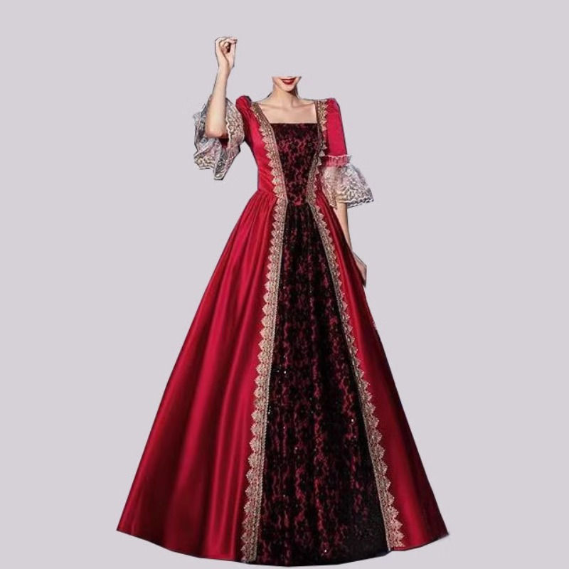 S‑5XL Women New Medieval Renai - Medieval Renaissance Dress Women ulasan dan harga