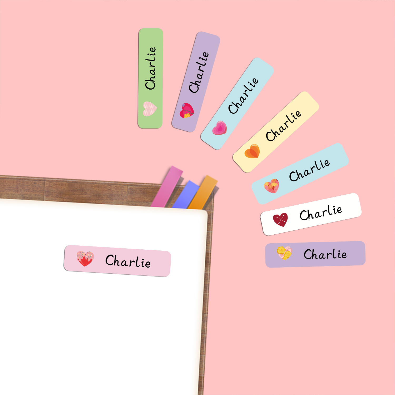 Personalized Heart Shape Name  - Party Supplies ulasan dan harga