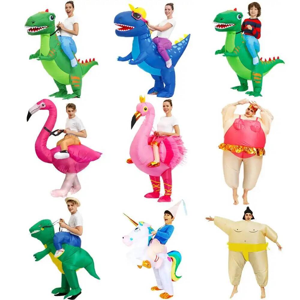 Party HOT Costumes Mascot Cost - Inflatable Dinosaur Costume Adult ulasan dan harga