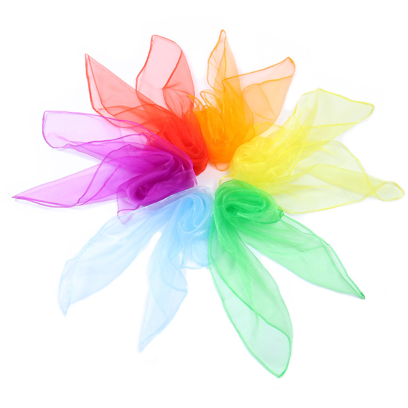 10/12Pcs Square Juggling Silk  - Magic Tricks ulasan dan harga