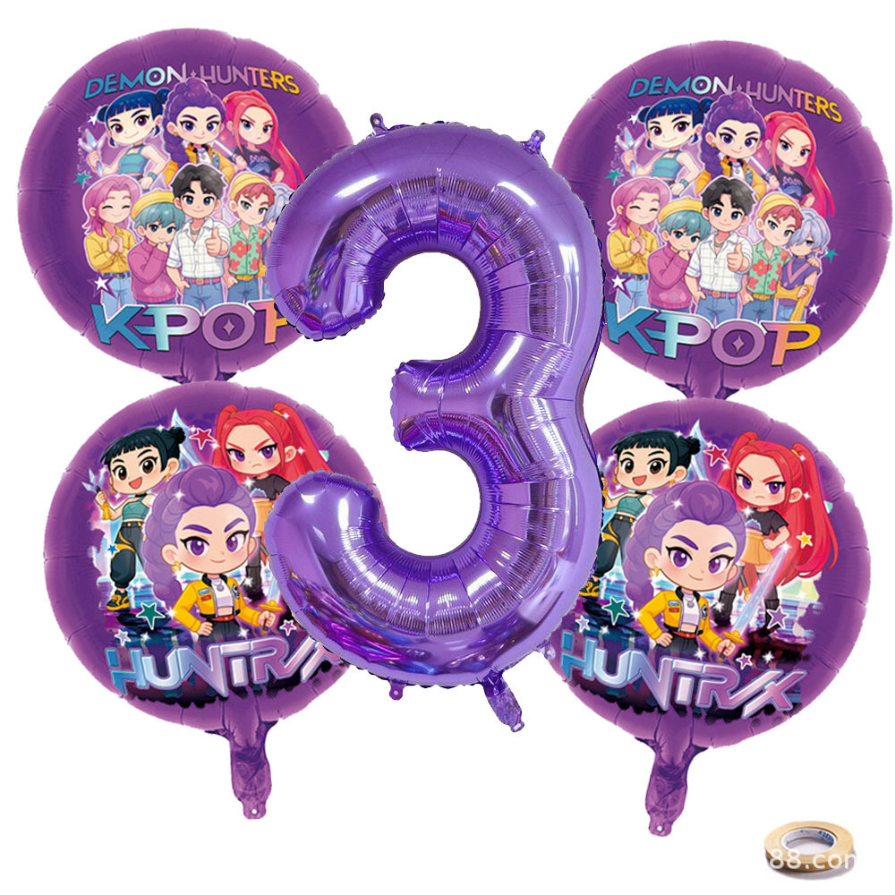 K P Foil Balloon Set Girl Grou - Party Supplies ulasan dan harga