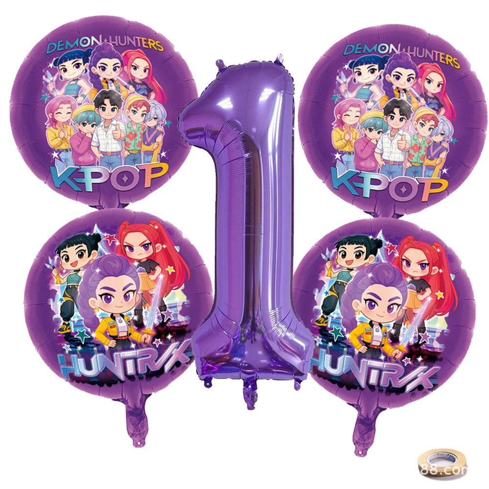 K P Foil Balloon Set Girl Grou - Party Supplies ulasan dan harga