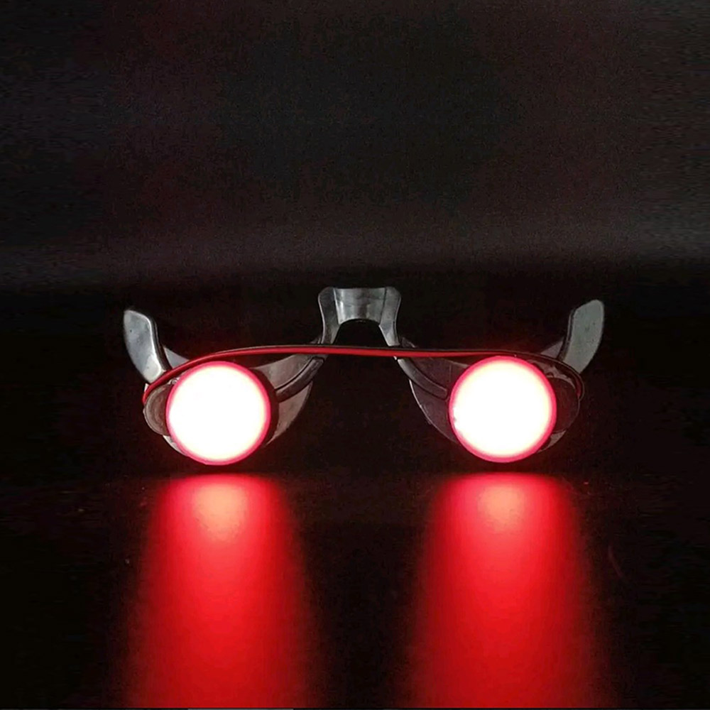 Halloween Horror Red Eye Glass - Glow In The Dark Party Glasses ulasan dan harga