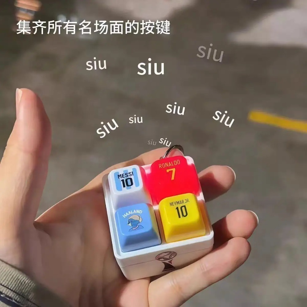 Haaland Fun Button Keychain So - Prank Toys ulasan dan harga