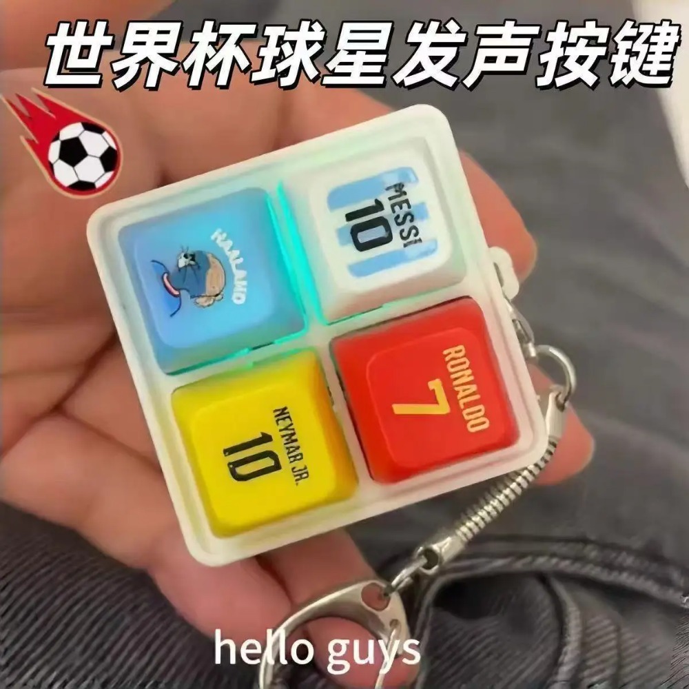 Haaland Fun Button Keychain So - Prank Toys ulasan dan harga