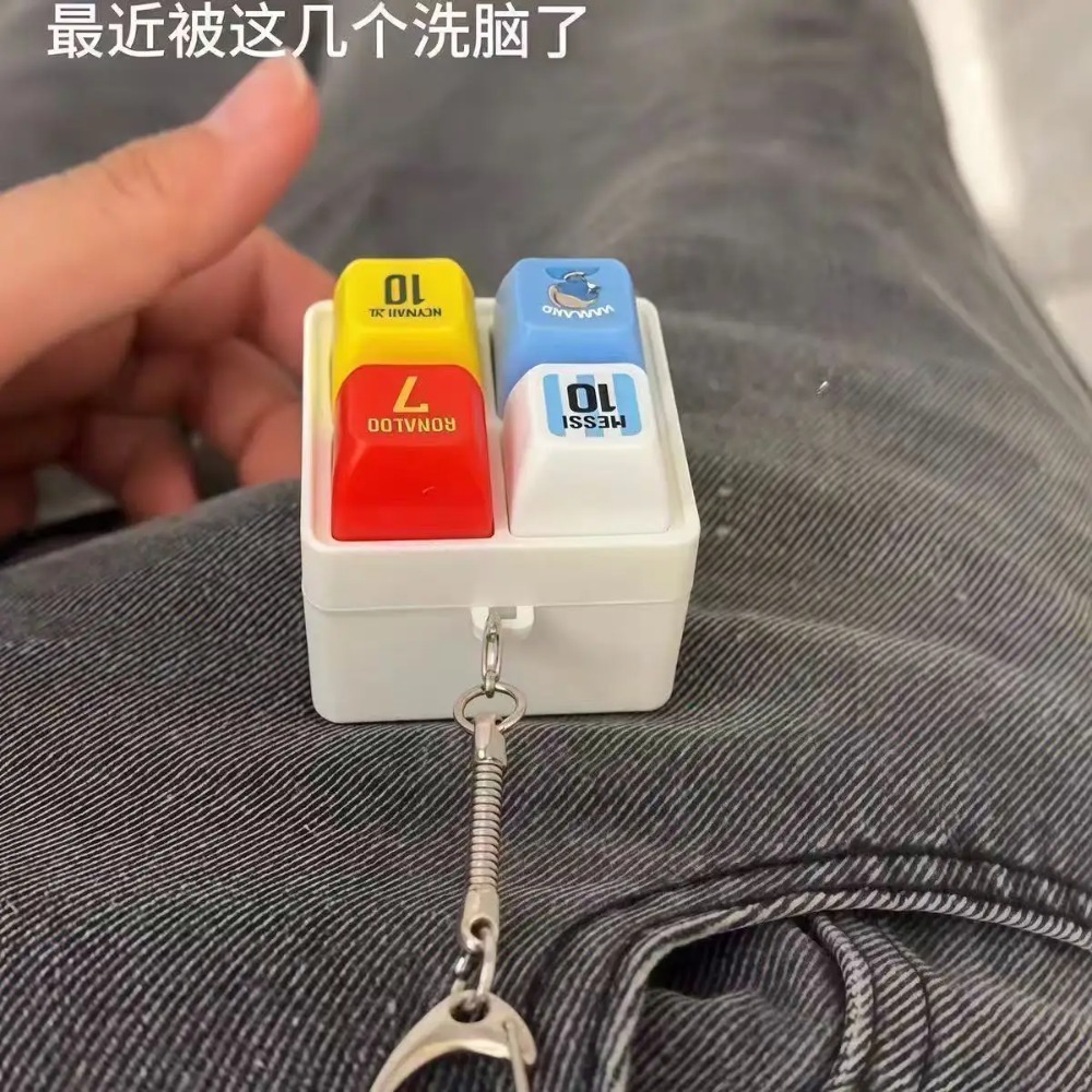 Haaland Fun Button Keychain So - Prank Toys ulasan dan harga