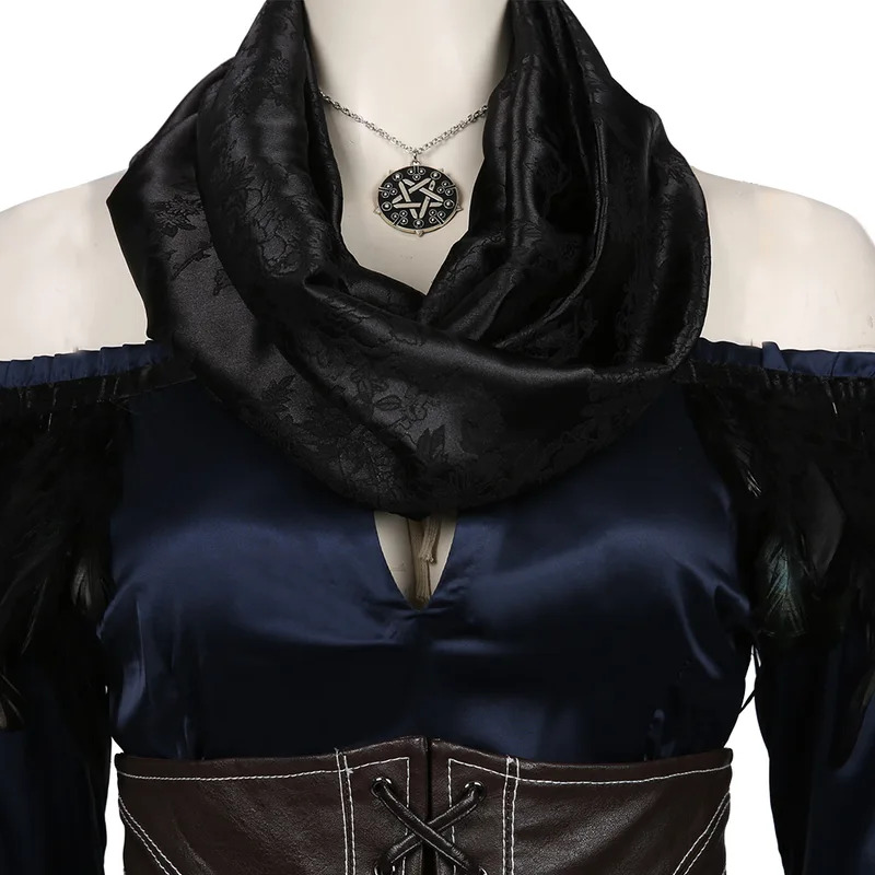 Yennefer Cosplay Fantasia Cost - Medieval Renaissance Dress Women ulasan dan harga