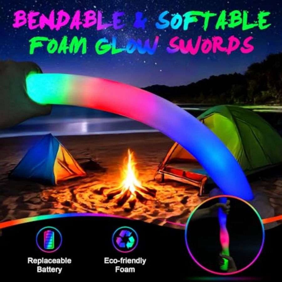 Pack Foam Glow Sticks, Bulk LE - Flashing Led Foam Sticks Party ulasan dan harga