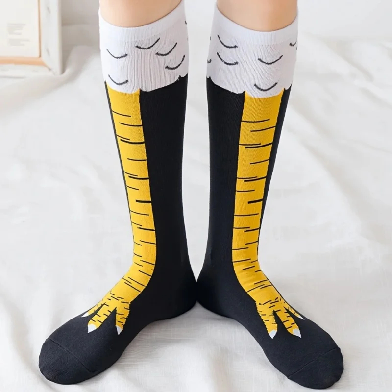 1/2pairs Chicken Paws Feet Lon - Funny Chicken Leg Socks ulasan dan harga