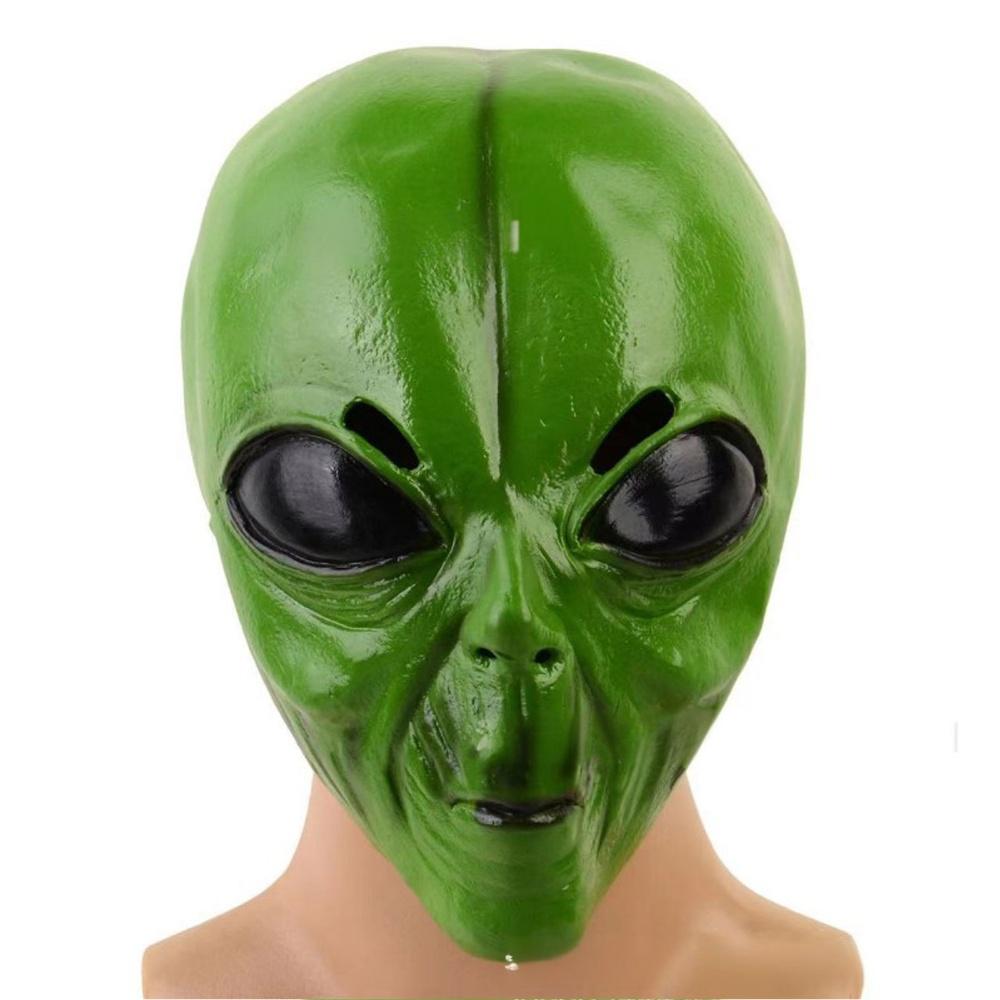 Halloween Alien Mask Realistic - Latex Alien Mask Realistic ulasan dan harga
