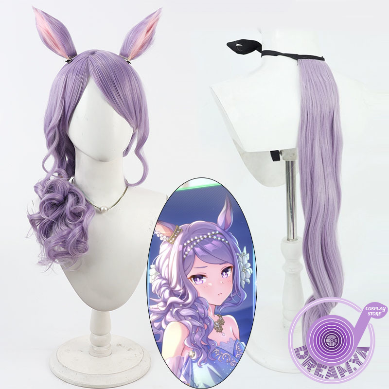 Mejiro Cosplay Wig Umamusume P - Anime Cosplay Wig Heat Resistant ulasan dan harga