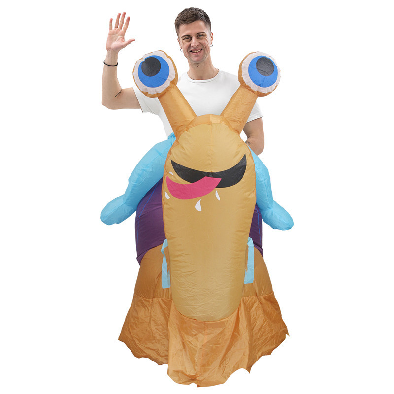 Riding Snail Inflatable Costum - Costumes ulasan dan harga