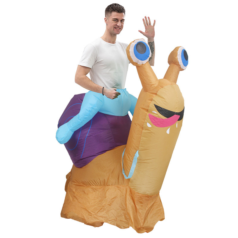 Riding Snail Inflatable Costum - Costumes ulasan dan harga