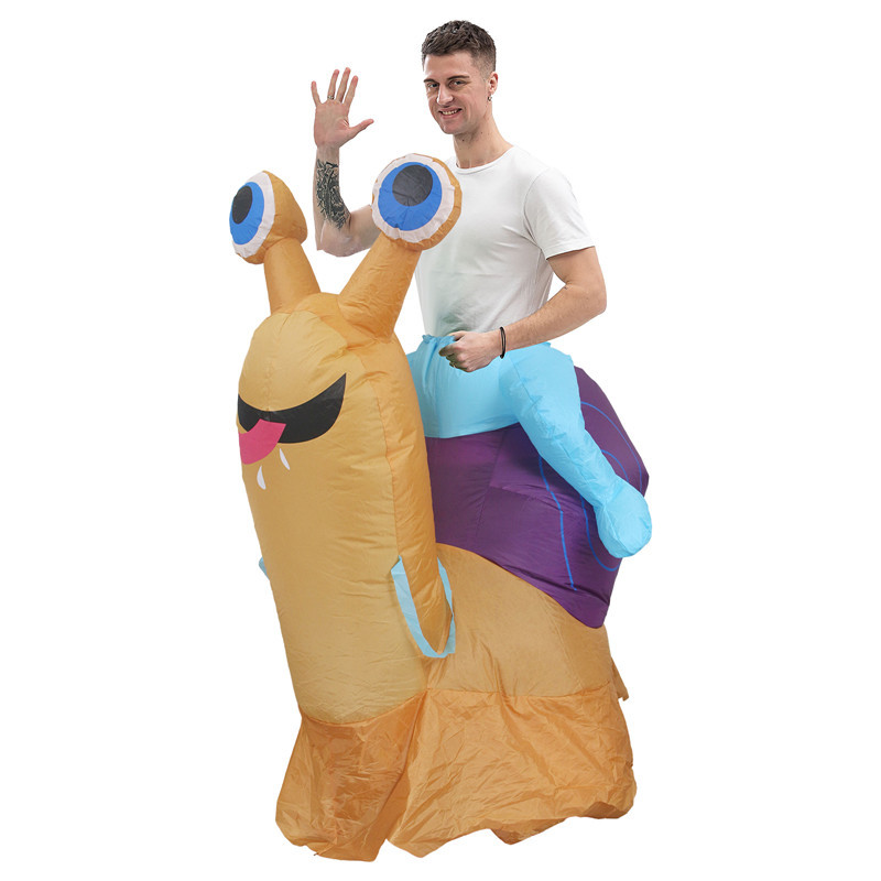 Riding Snail Inflatable Costum - Costumes ulasan dan harga