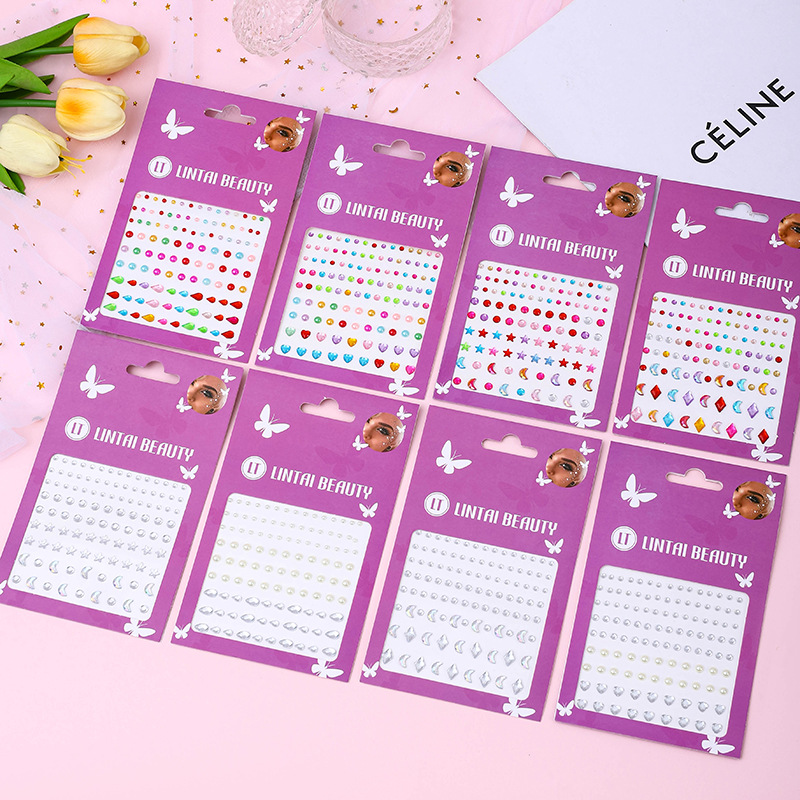 Hot Selling Face Gems Stickers - Party Supplies ulasan dan harga