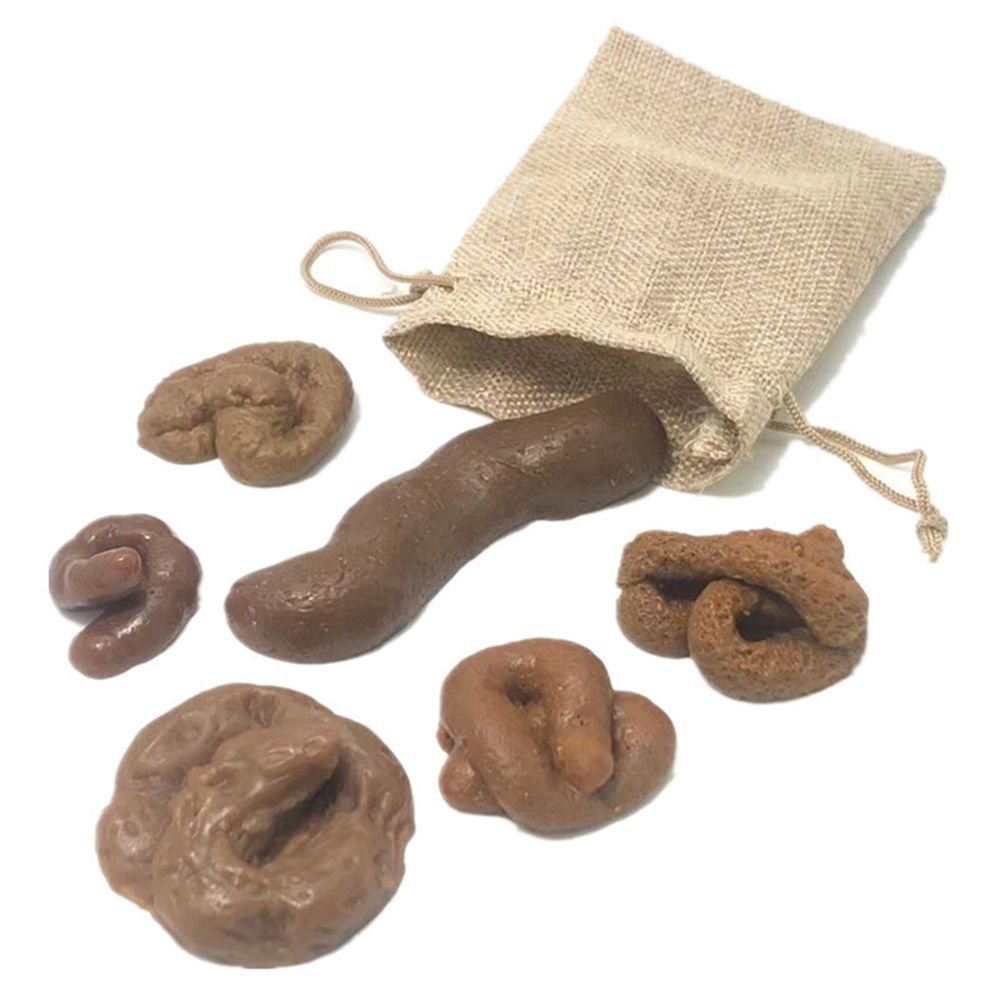 6Pcs Joke Tricky  Antistress G - Fake Poop Gag Gift ulasan dan harga