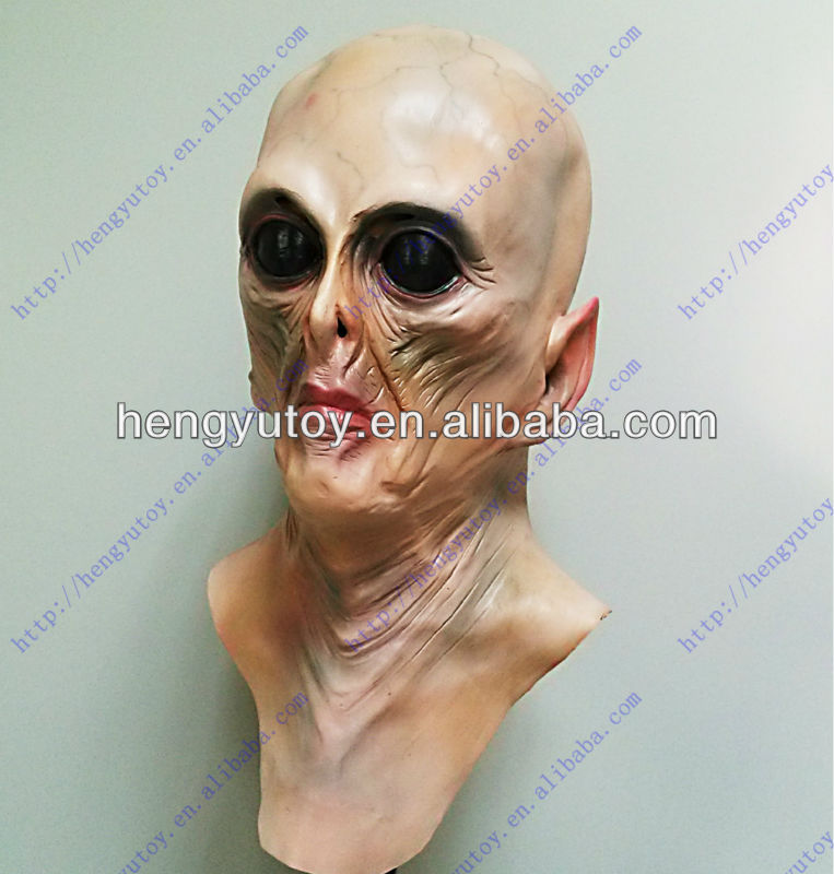 Deluxe Alien Mask Realistic La - Latex Alien Mask Realistic ulasan dan harga