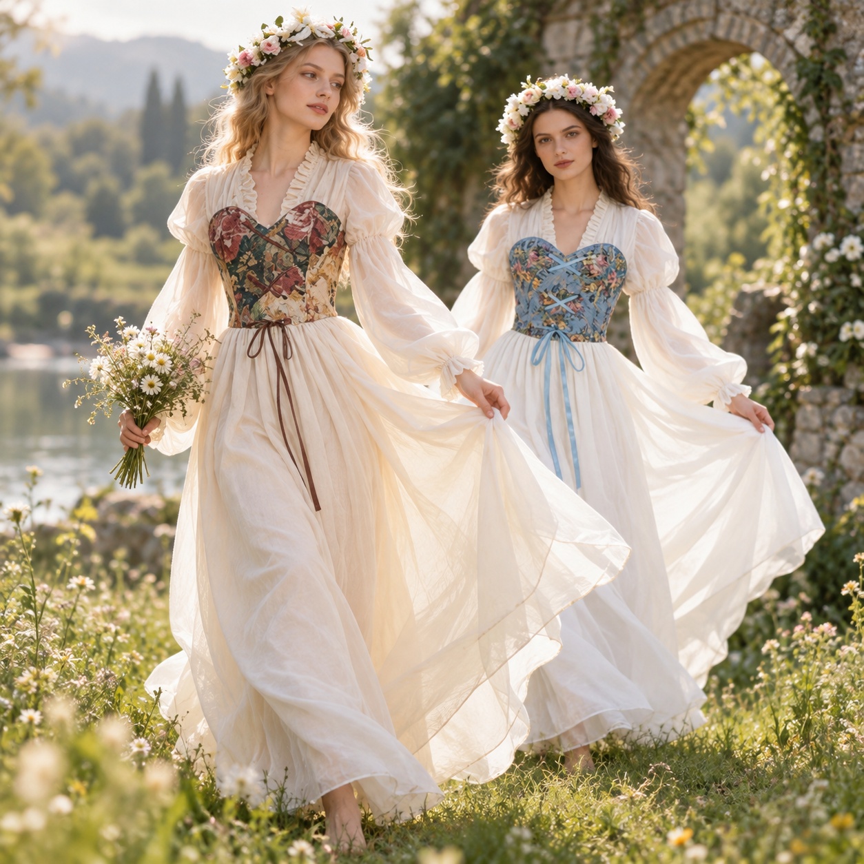 Renaissance Style Corset Waist - Medieval Renaissance Dress Women ulasan dan harga