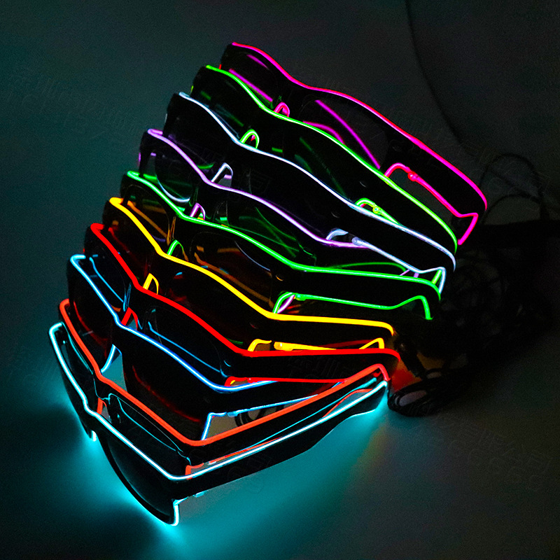 1PC Flashing EL Wire Led Glass - Glow In The Dark Party Glasses ulasan dan harga