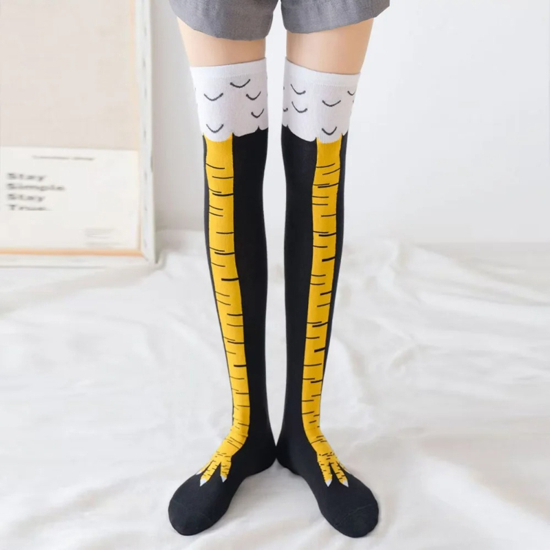 Chicken Paws Feet Long Socks W - Funny Chicken Leg Socks ulasan dan harga